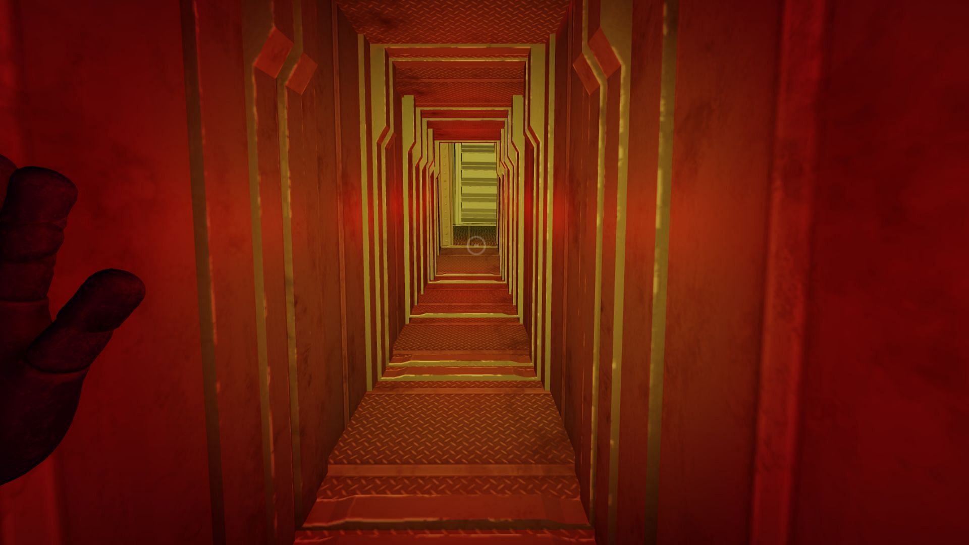 Cross the tunnel to reach the other end (Image via Roblox)