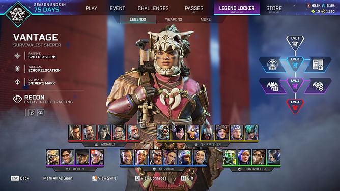 5 best Legends to duo with Vantage in Apex Legends