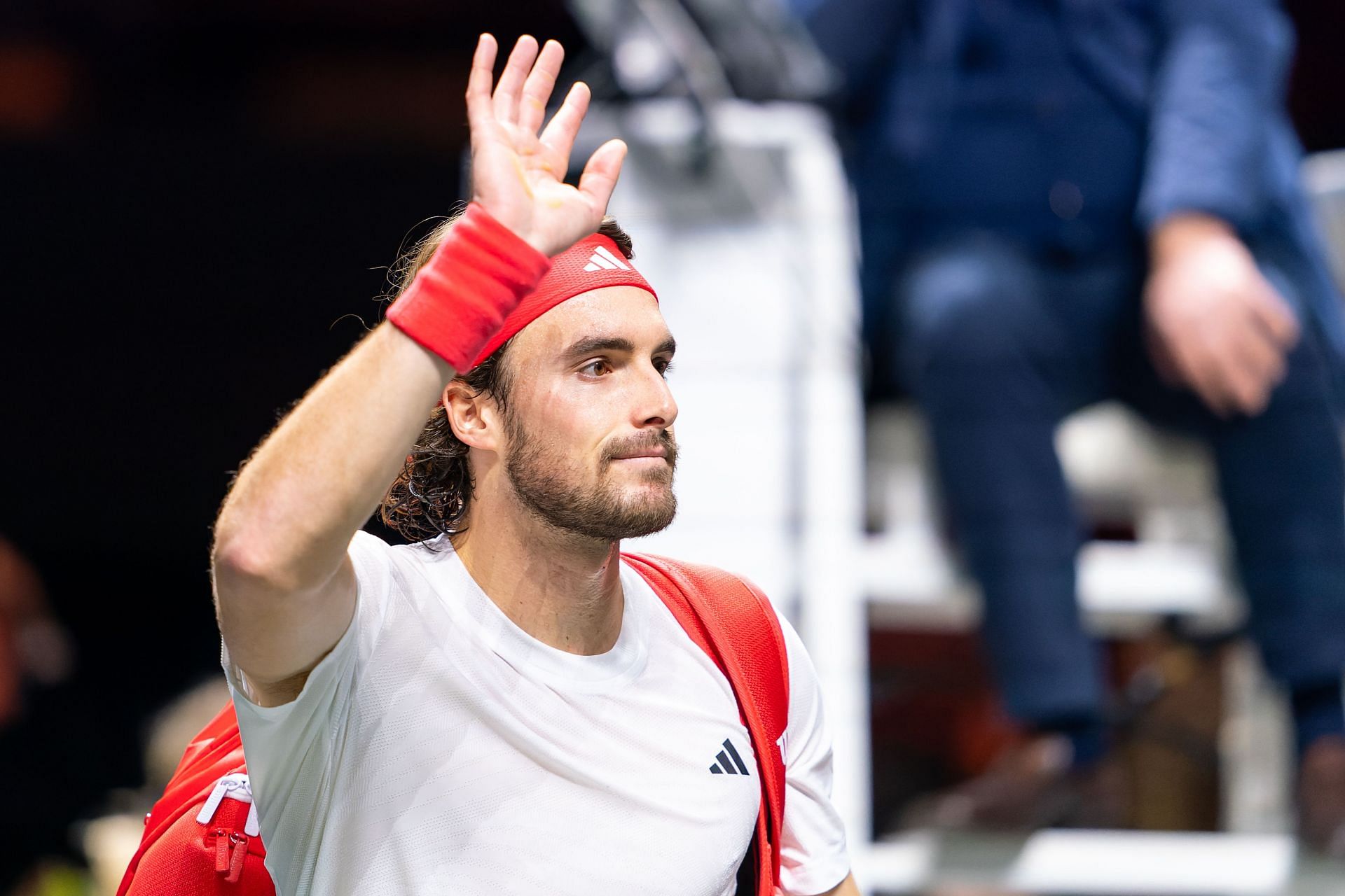 Stefanos Tsitsipas at the ABN AMRO Open 2025. (Photo: Getty)