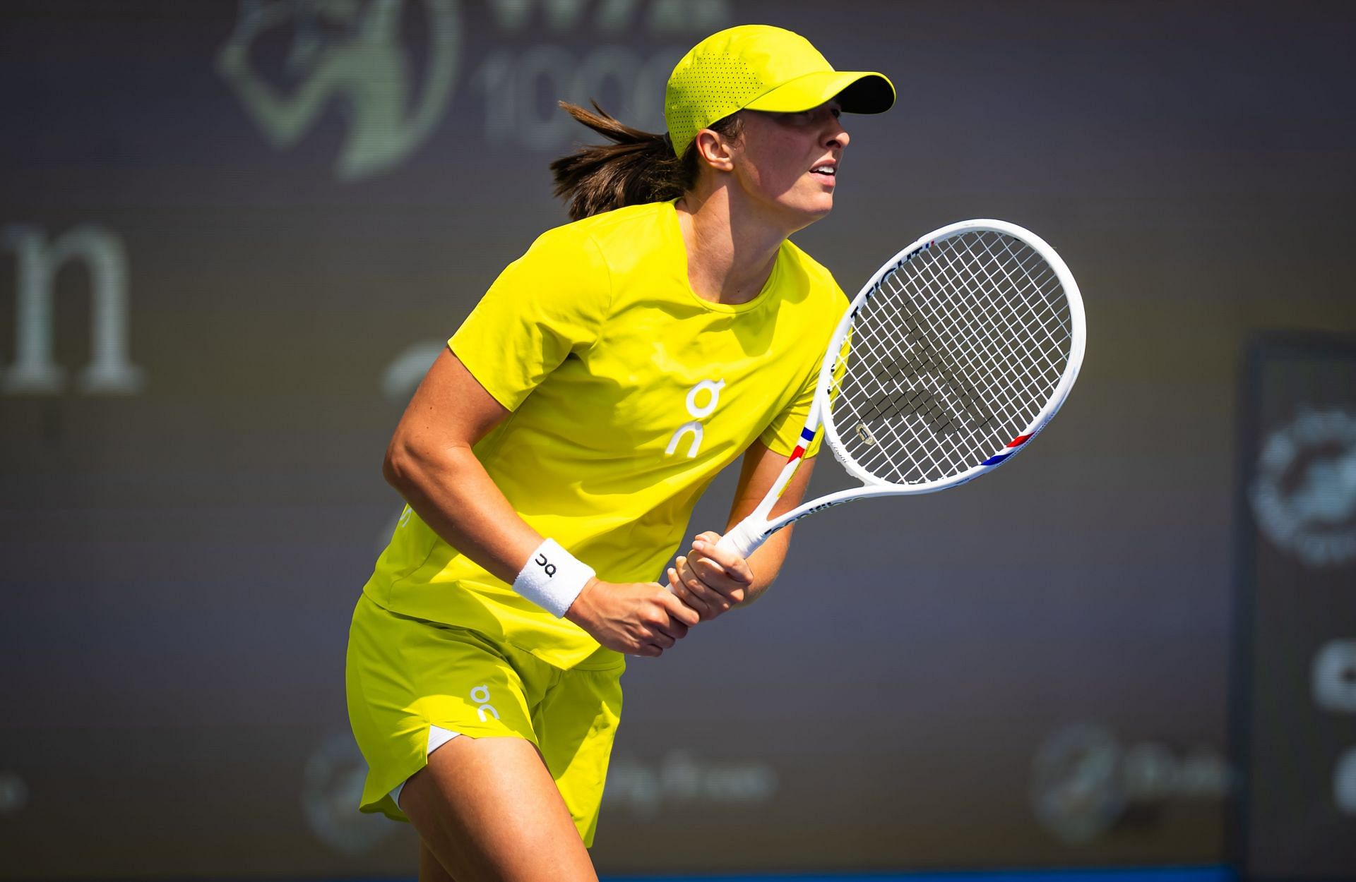 Iga Swiatek at the Dubai Tennis Championships - Source: Getty