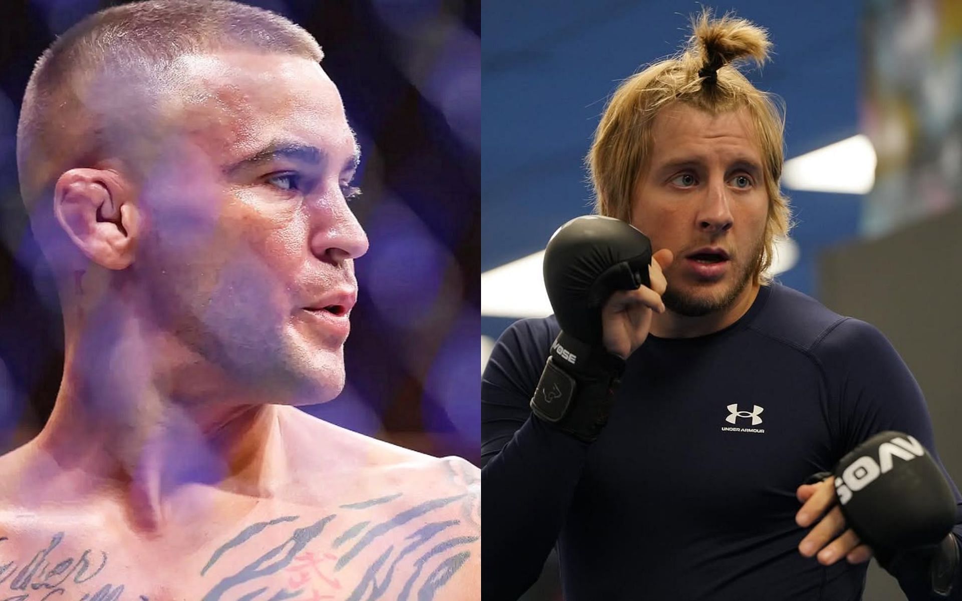 Paddy Pimblett (right) squashes beef with Dustin Poirier (left) but fires shot over retirement talk. [Images courtesy: @dustinpoirier and @theufcbaddy on Instagram]