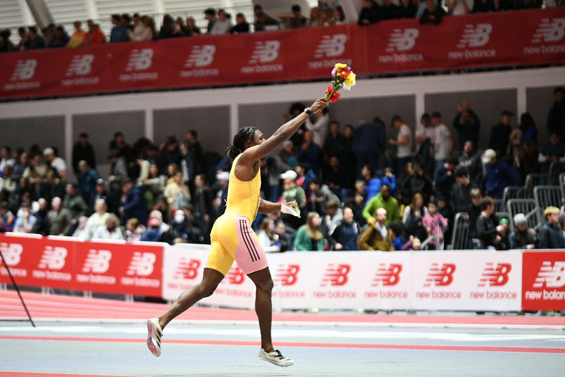 Lyles at the New Balance Indoor Grand Prix (Image Source: Getty)