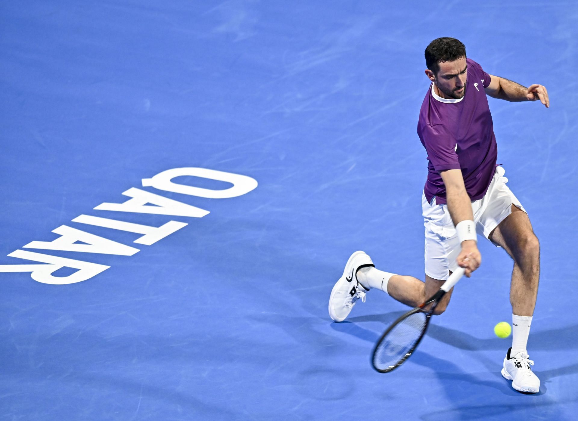 Marin Cilic at the Qatar Open 2025. (Photo: Getty)