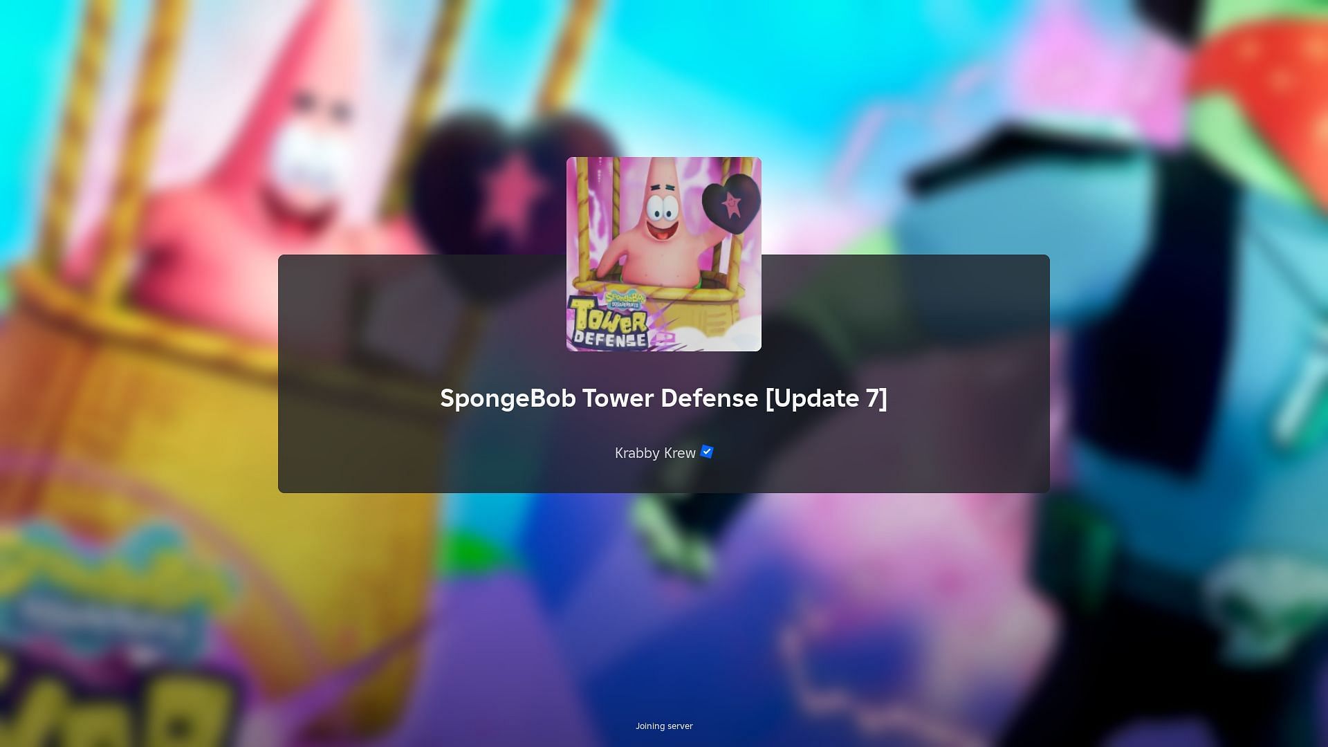 Roblox SpongeBob Tower Defense