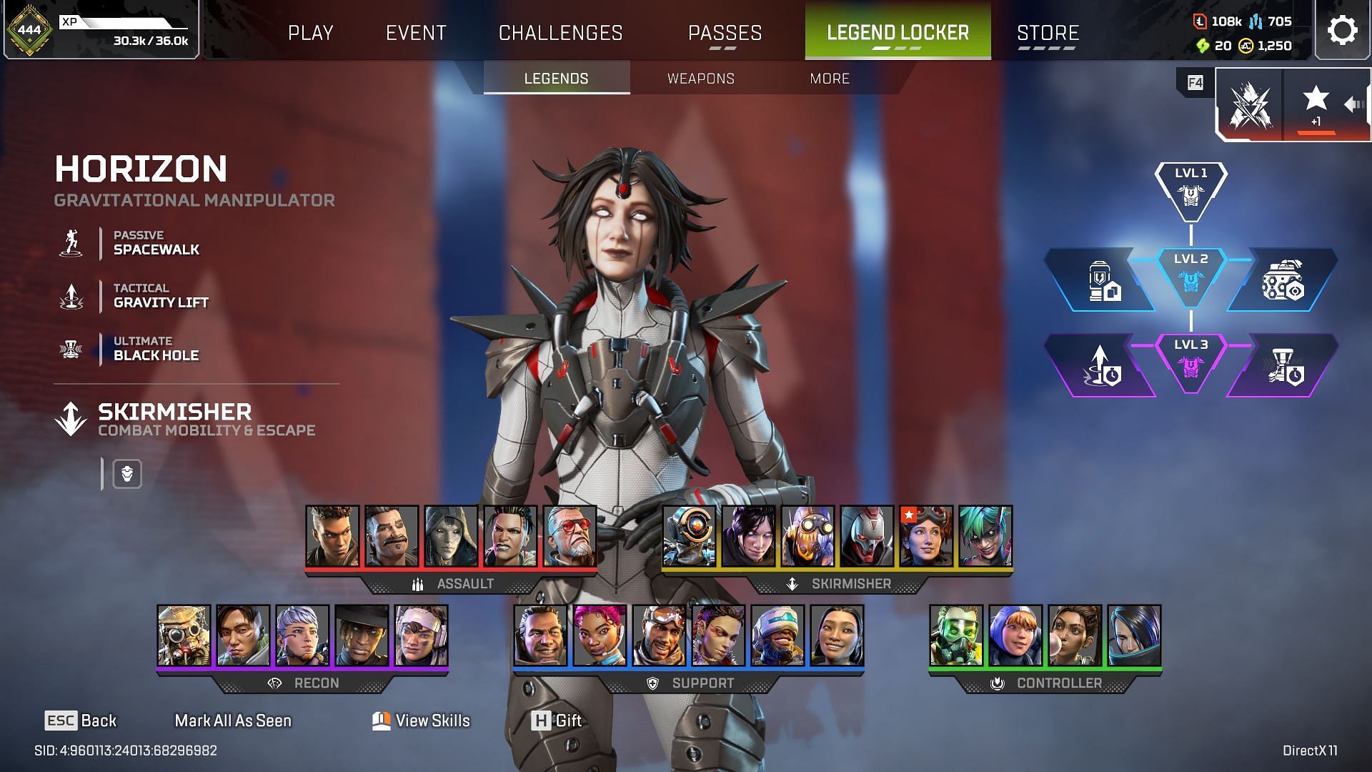 Horizon in Apex Legends (Image via Sportskeeda Gaming/EA)