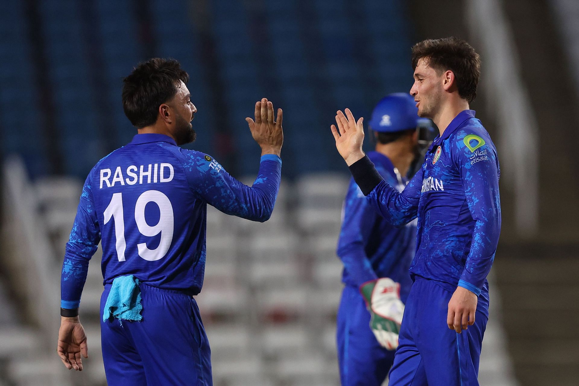 Rashid Khan and Noor Ahmad are among the prominent spinners in Afghainstan&#039;s 2025 Champions Trophy squad. [P/C: Getty]