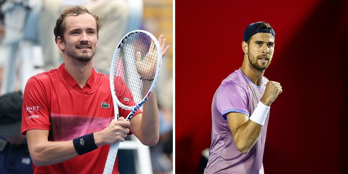 Daniil Medvedev vs Karen Khachanov is one of the first-round matches at the Qatar Open (Image Source: Getty)