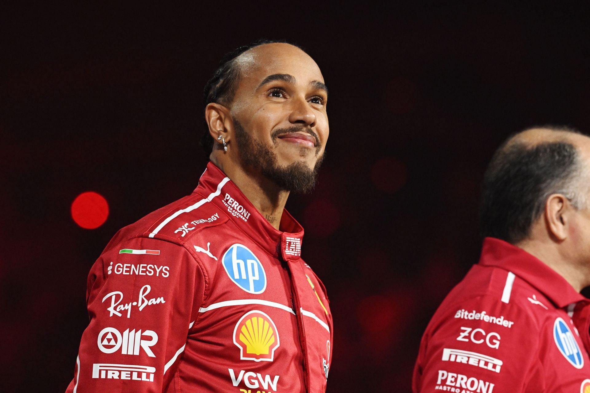 Lewis Hamilton at the F1 75 Live - Show - Source: Getty