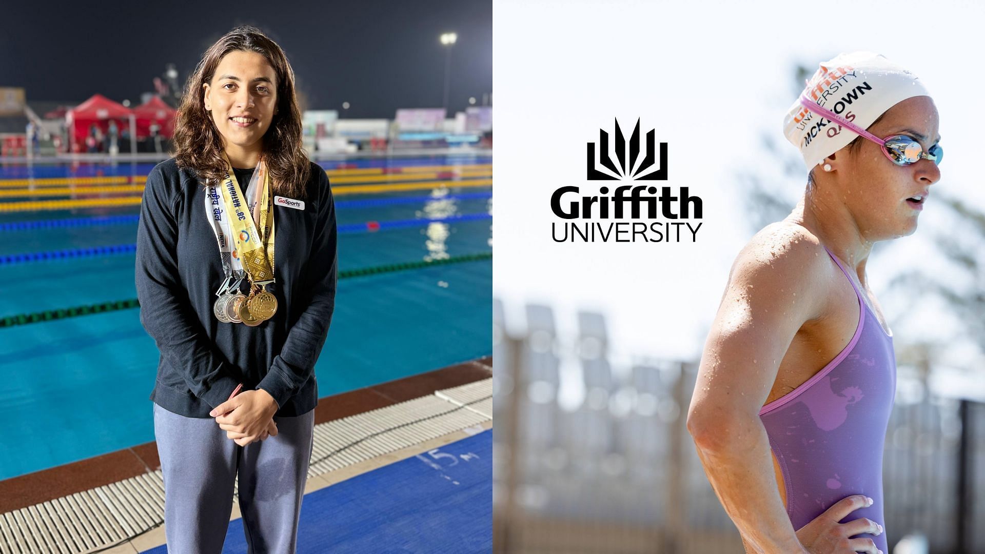 &quot;Australian coaches are ruthless; they can&rsquo;t see other countries flourishing&quot; &ndash; Bhavya Sachdeva slams Australian swimming system (Images via Bhavya Sachdeva and Griffith University Swim Club/FB)