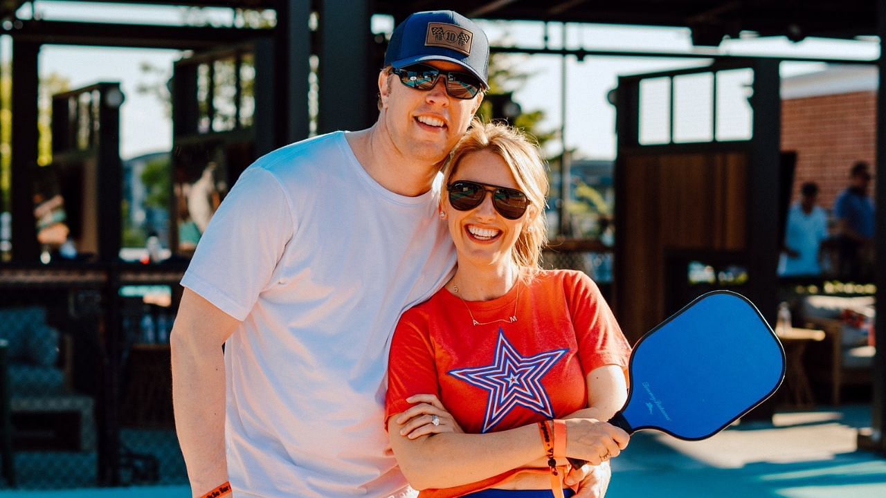 Brad Keselowski and his wife Paige (Image via Paige Keselowski on X)