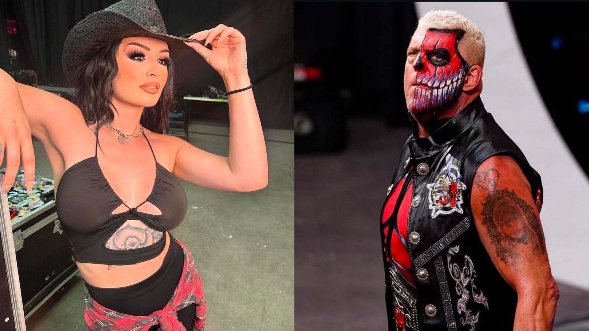 Saraya (left) and Dustin Rhodes (right) (Image credits: Saraya and Dustin Rhodes Instagram)