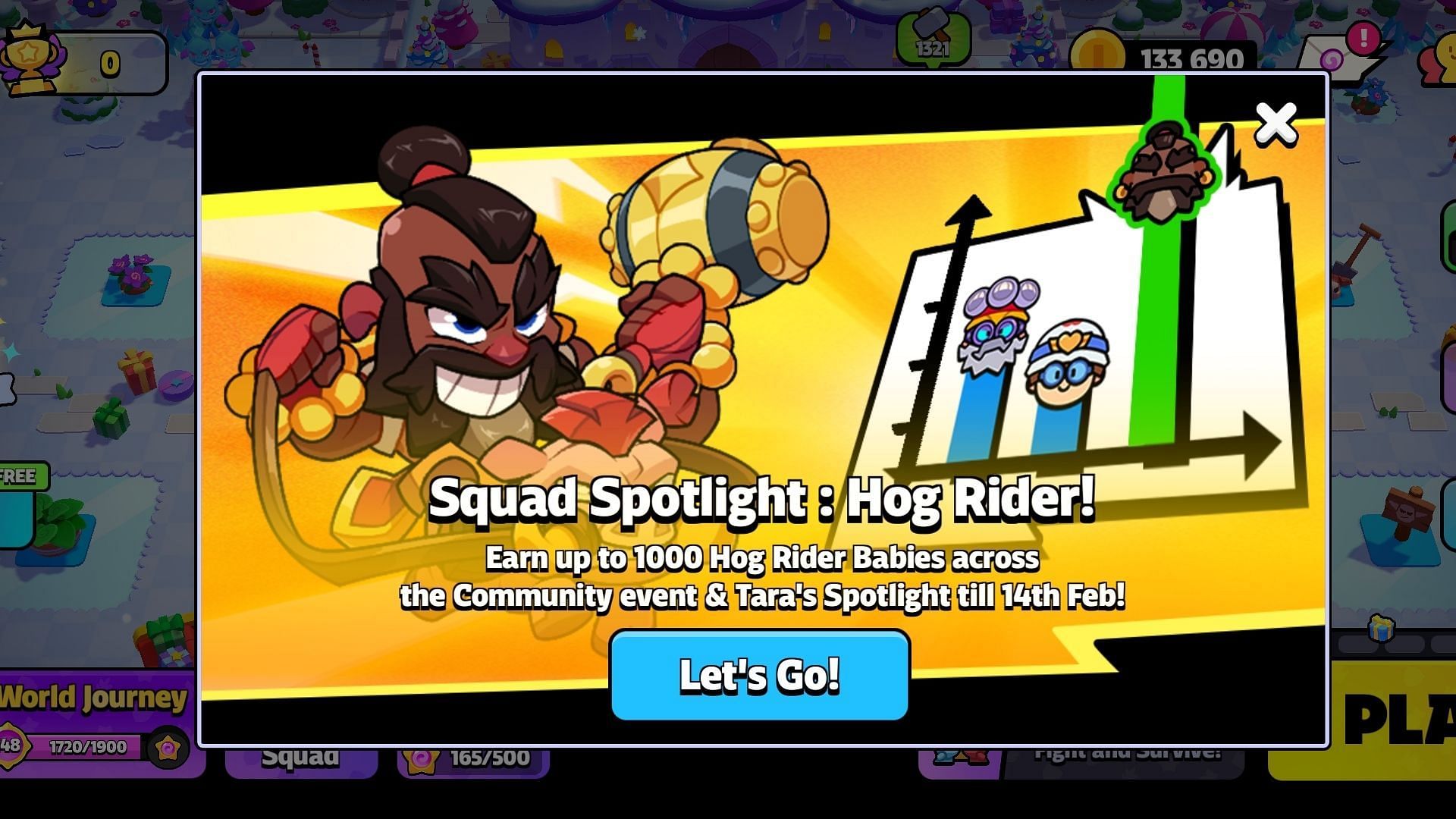 Squad Busters Squad Spotlight event can help you earn plenty of Hog Rider Babies (Image via Supercell)