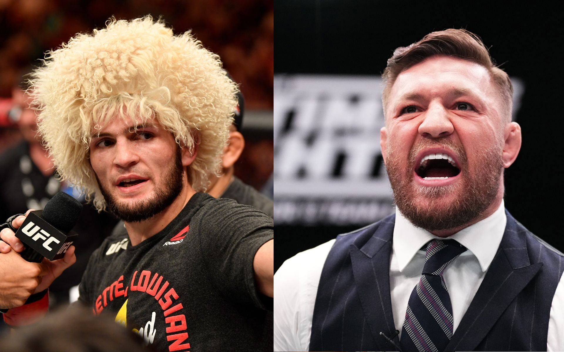 Dublin boxer fires back at Conor McGregor and praises Khabib Nurmagomedov. [Images courtesy: Getty]