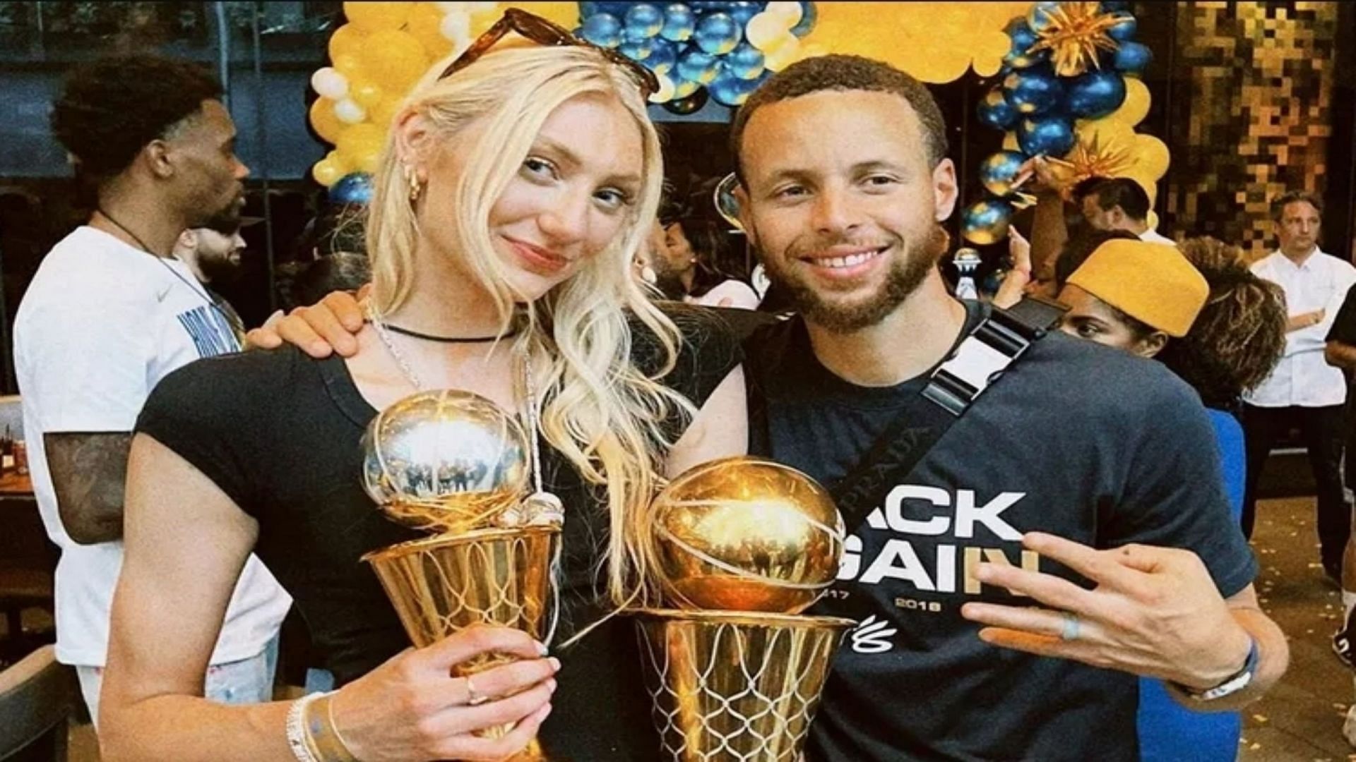 Cameron Brink (left) and Steph Curry (right) - Source: Cameron Brink/Instagram