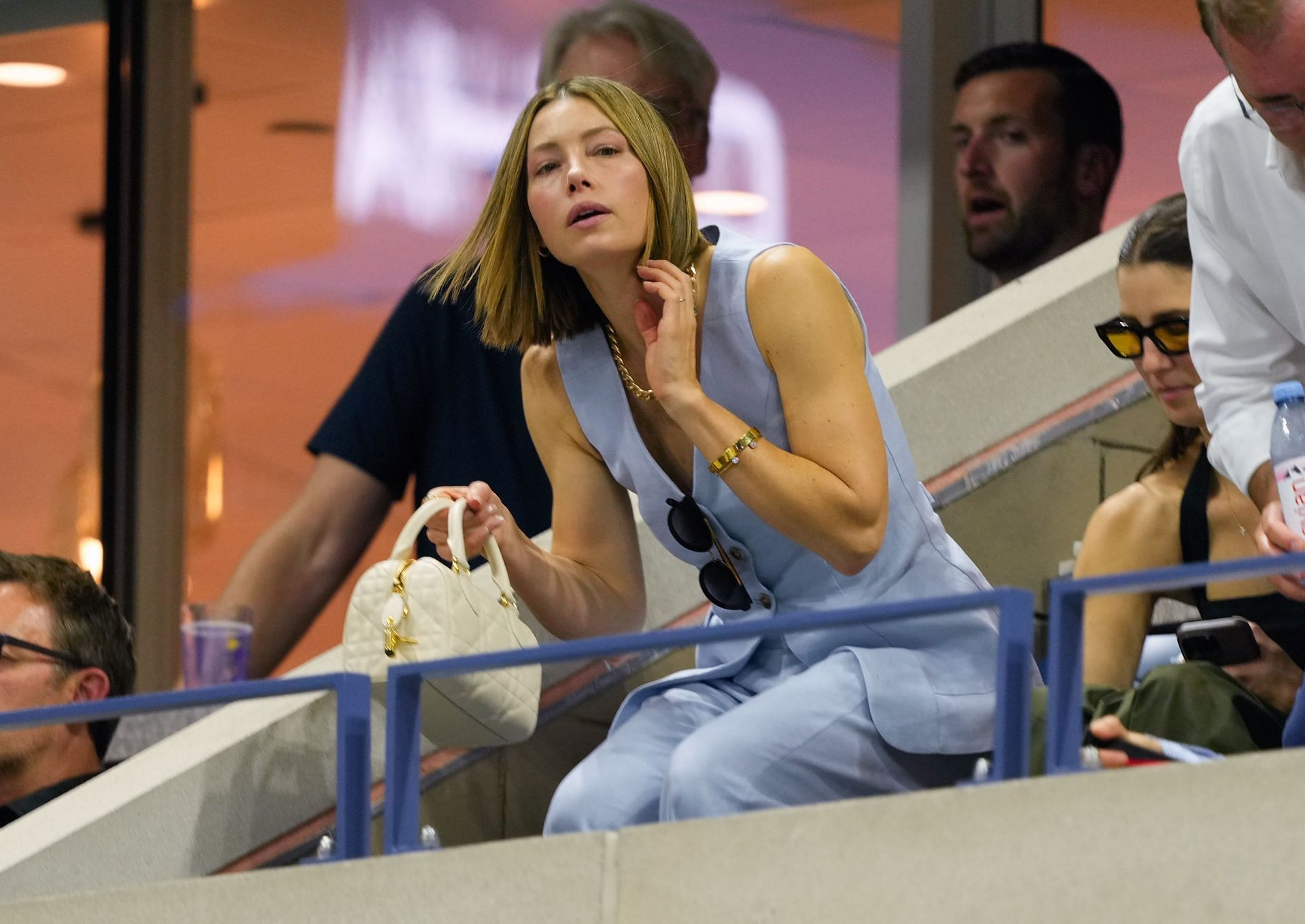 Celebrities Attend The 2024 US Open Tennis Championships - Day 3 - Source: Getty