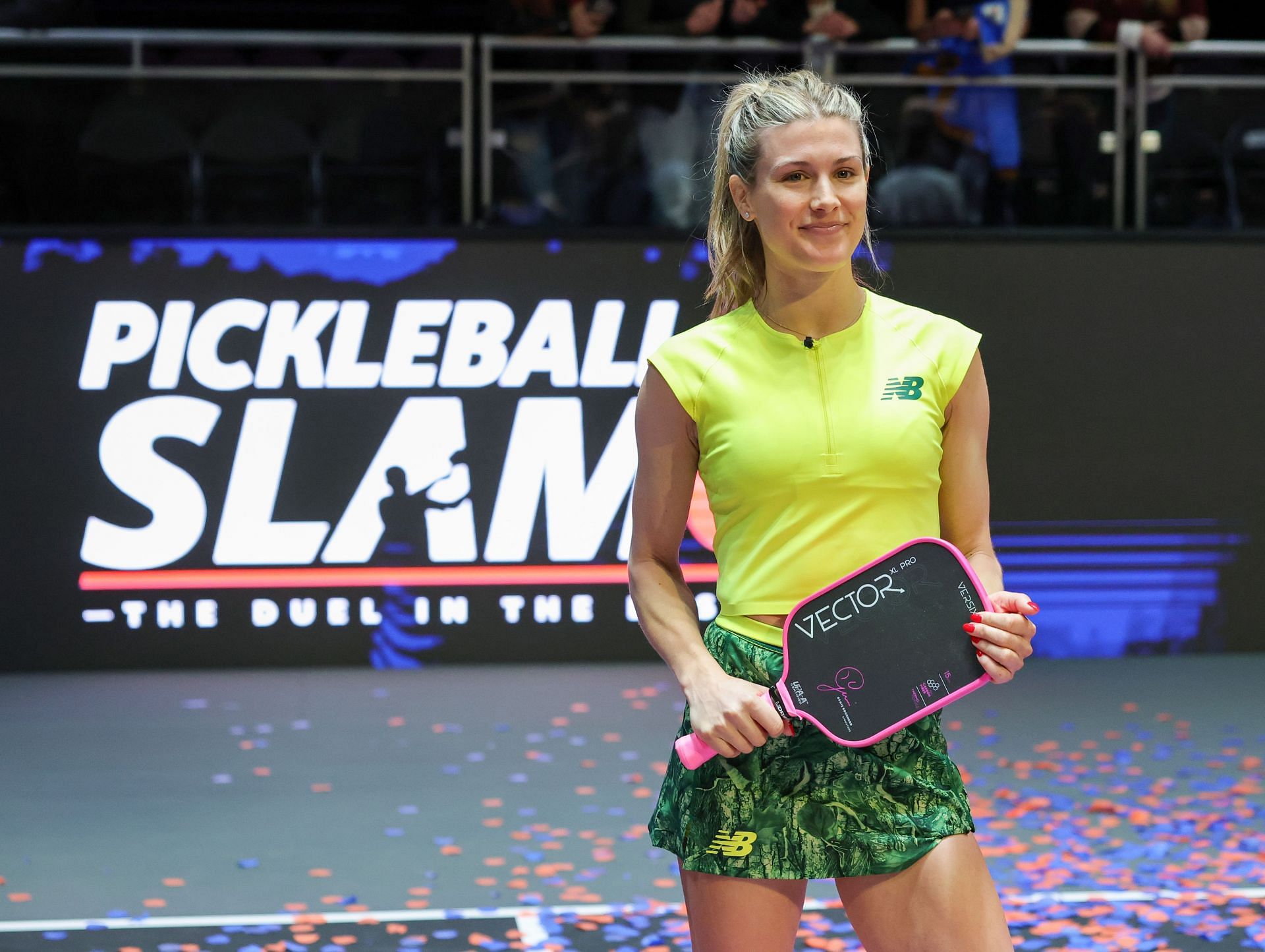 Eugenie Bouchard at the Pickleball Slam 3 - Source: Getty