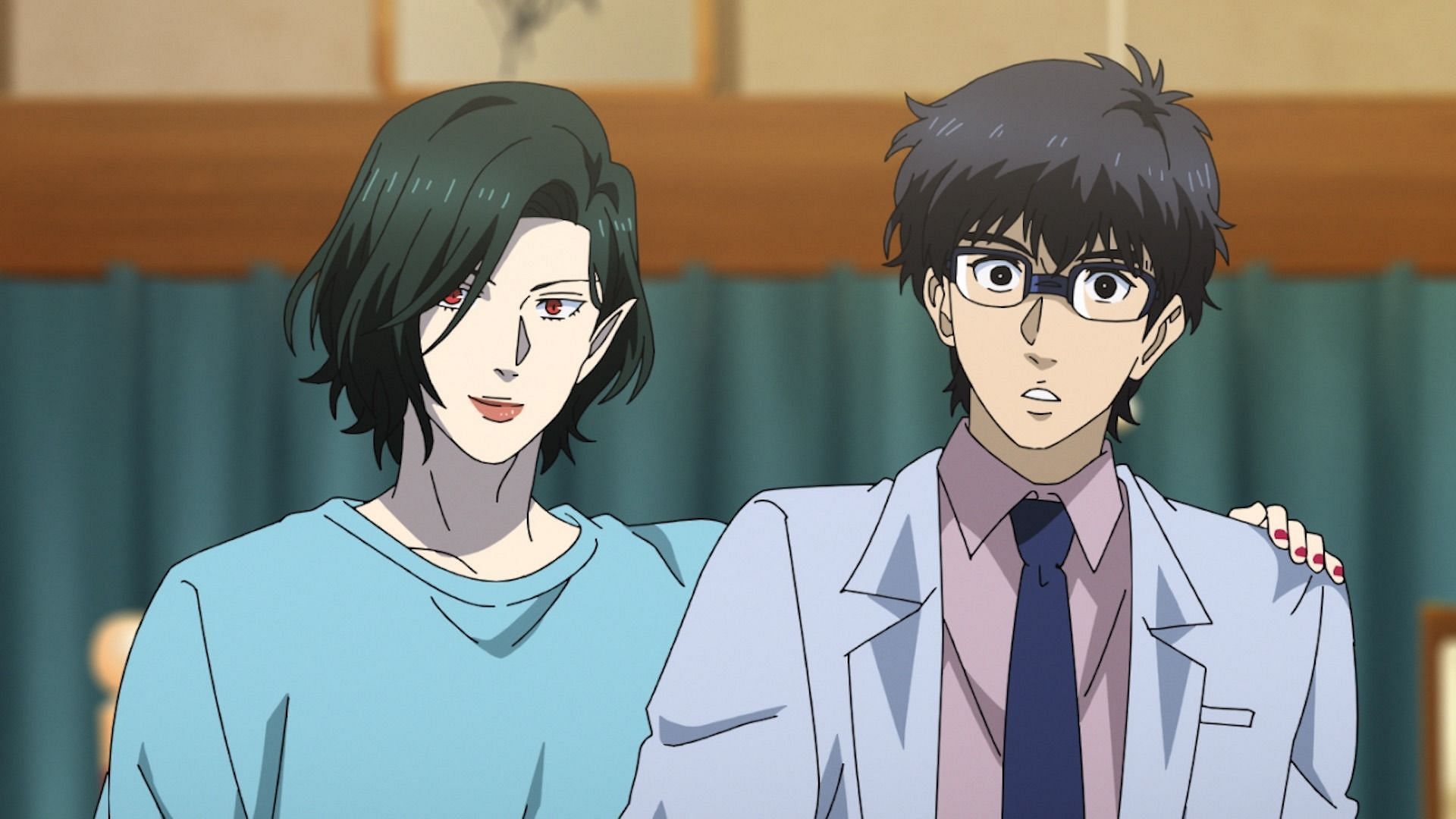 Ranmaru and Sakamoto in episode 5 (image via Gaina)