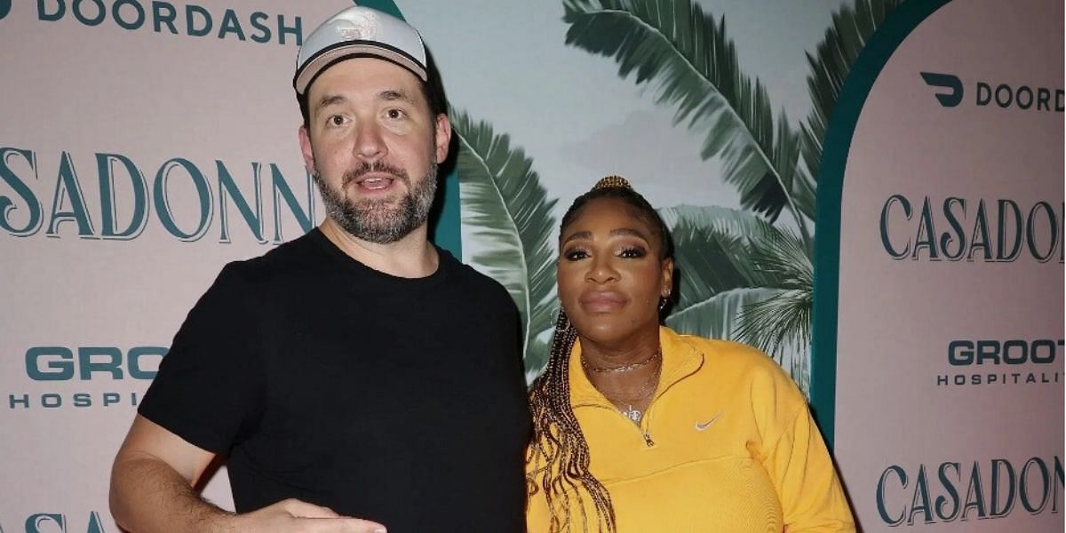 Serena Williams with husband Alexis Ohanian - Source: Getty