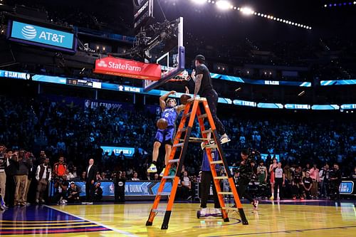 Mac McClung at 2025 NBA All-Star - AT&T Slam Dunk Contest - Source: Getty