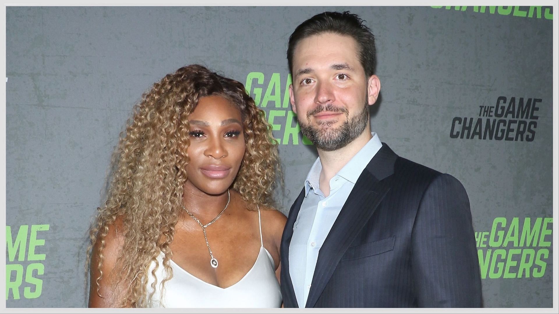 Serena Williams with husband Alexis Ohanian - Source: Getty