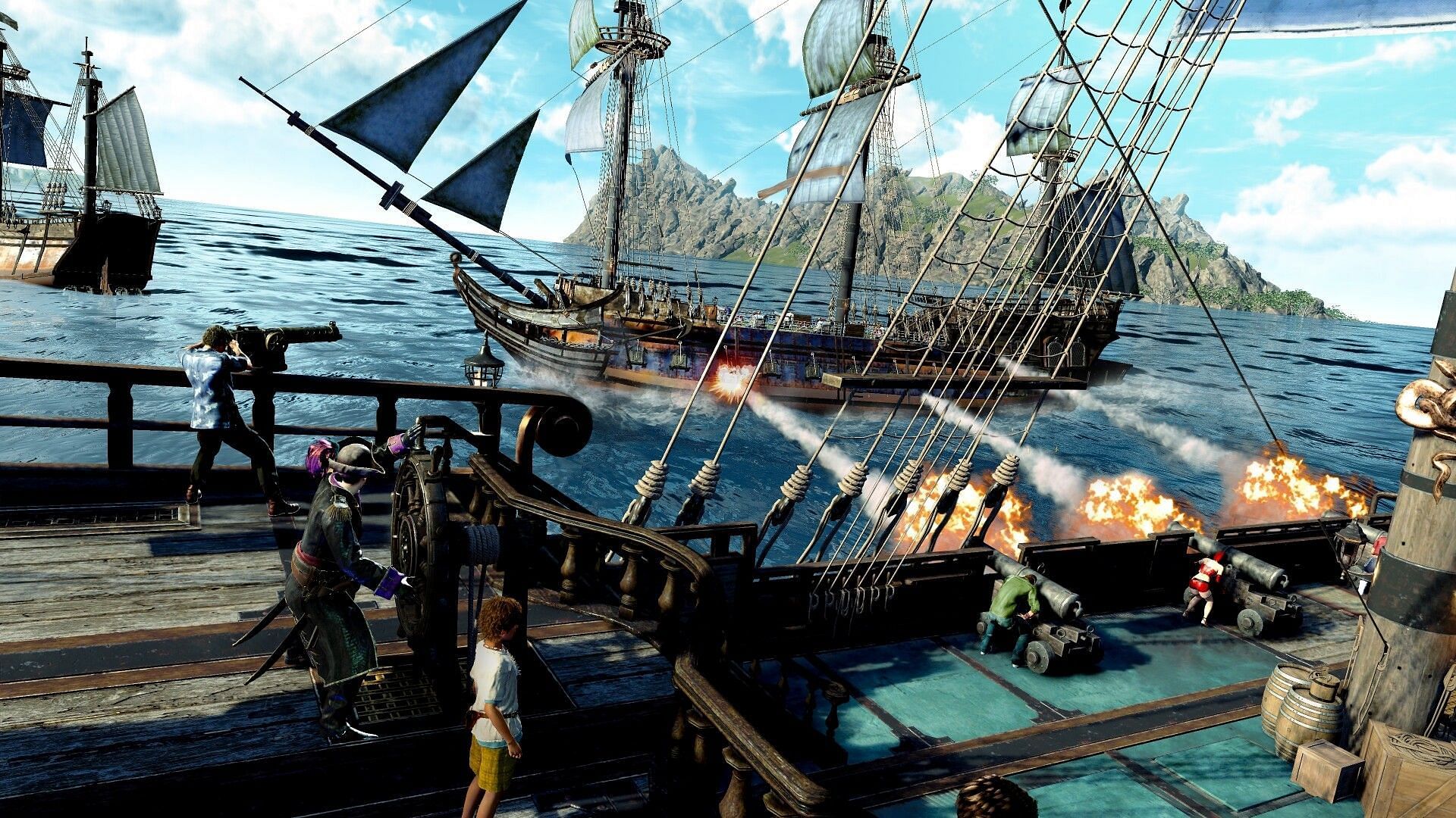 The Sea Combat system from Like A Dragon: Pirate Yakuza in Hawaii (Image via Sega)