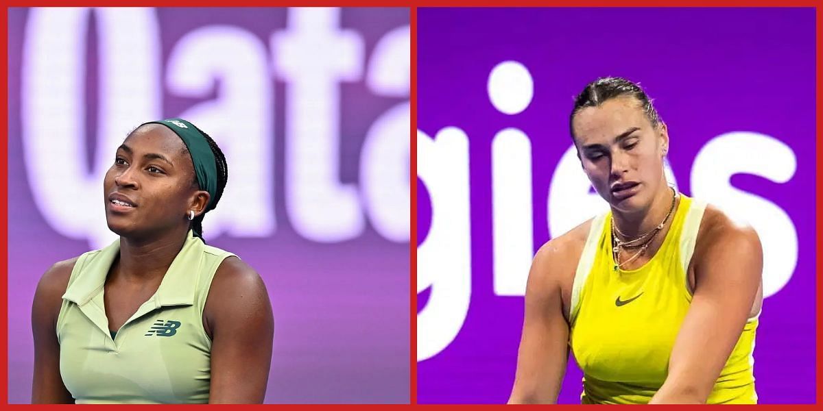 Coco Gauff and Aryna Sabalenka (Source: Getty)