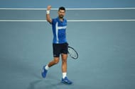 Novak Djokovic at the Australian Open 2025. (Photo: Getty)
