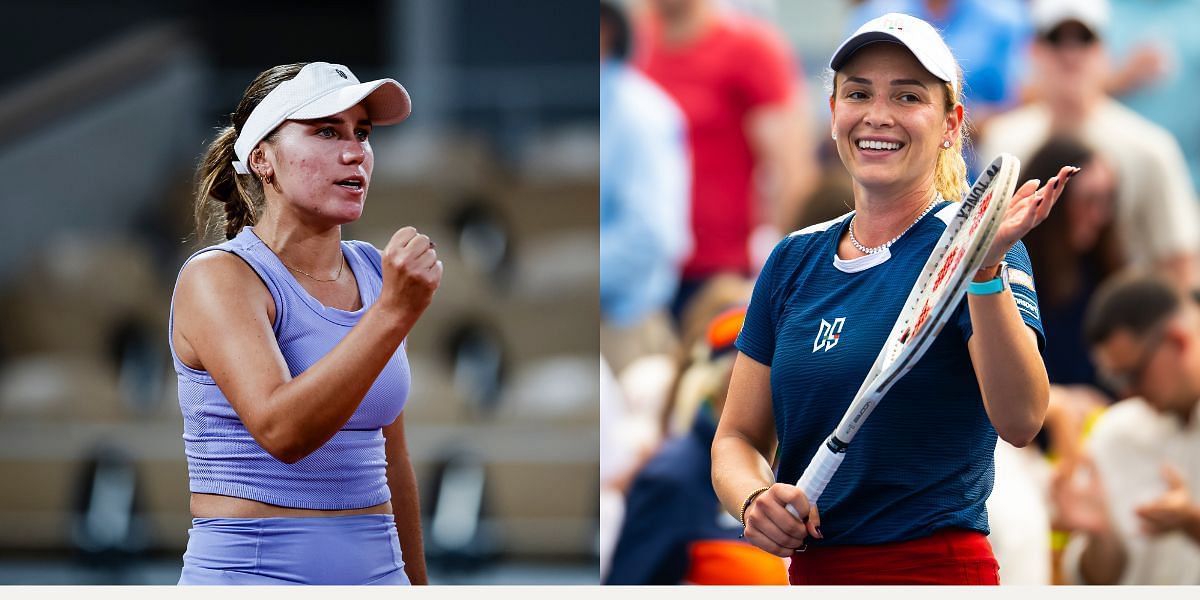 This will be the first meeting between Sofia Kenin and Donna Vekic. (Image credits: Getty)