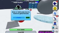 Code box in Shape Smasher Simulator (Image via Roblox)