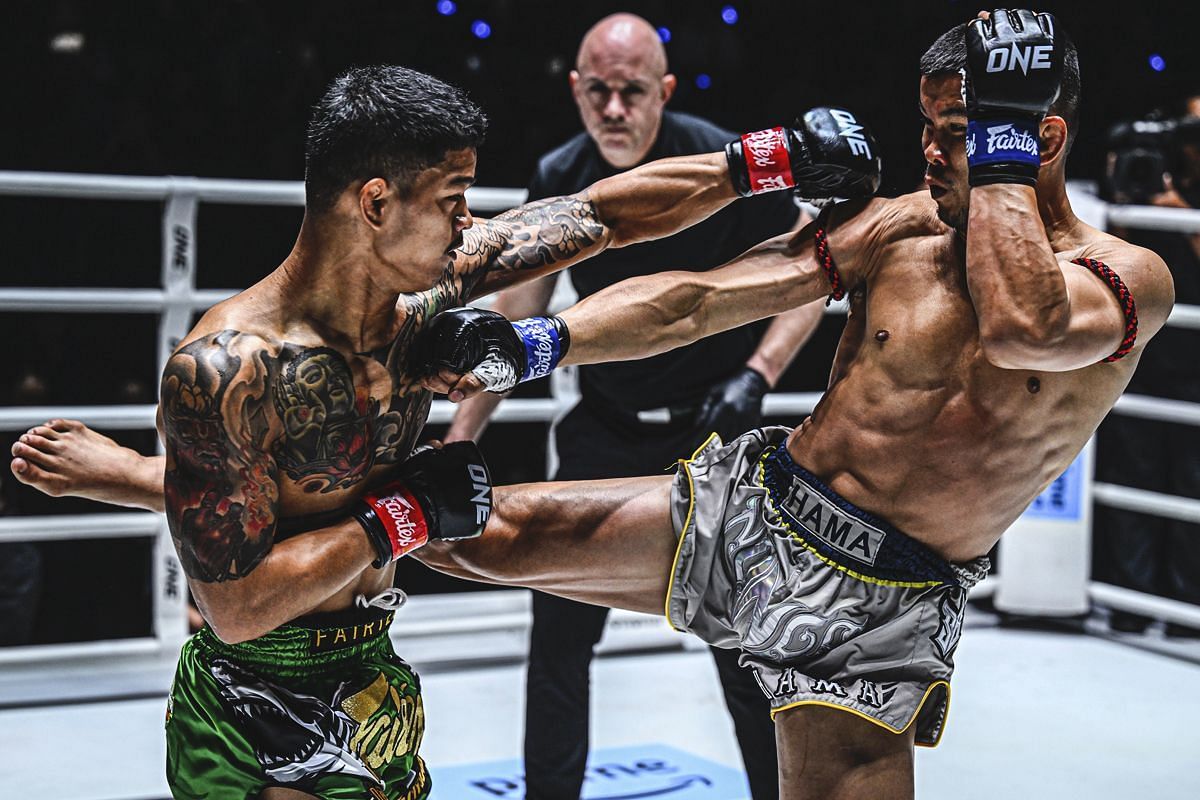 Konthoranee (L) versus Nong-O (R) | Image by ONE Championship