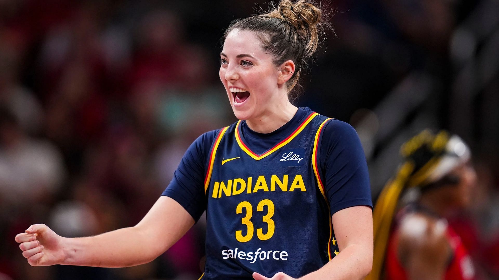 WNBA fans react as Katie Lou Samuelson appears in husband