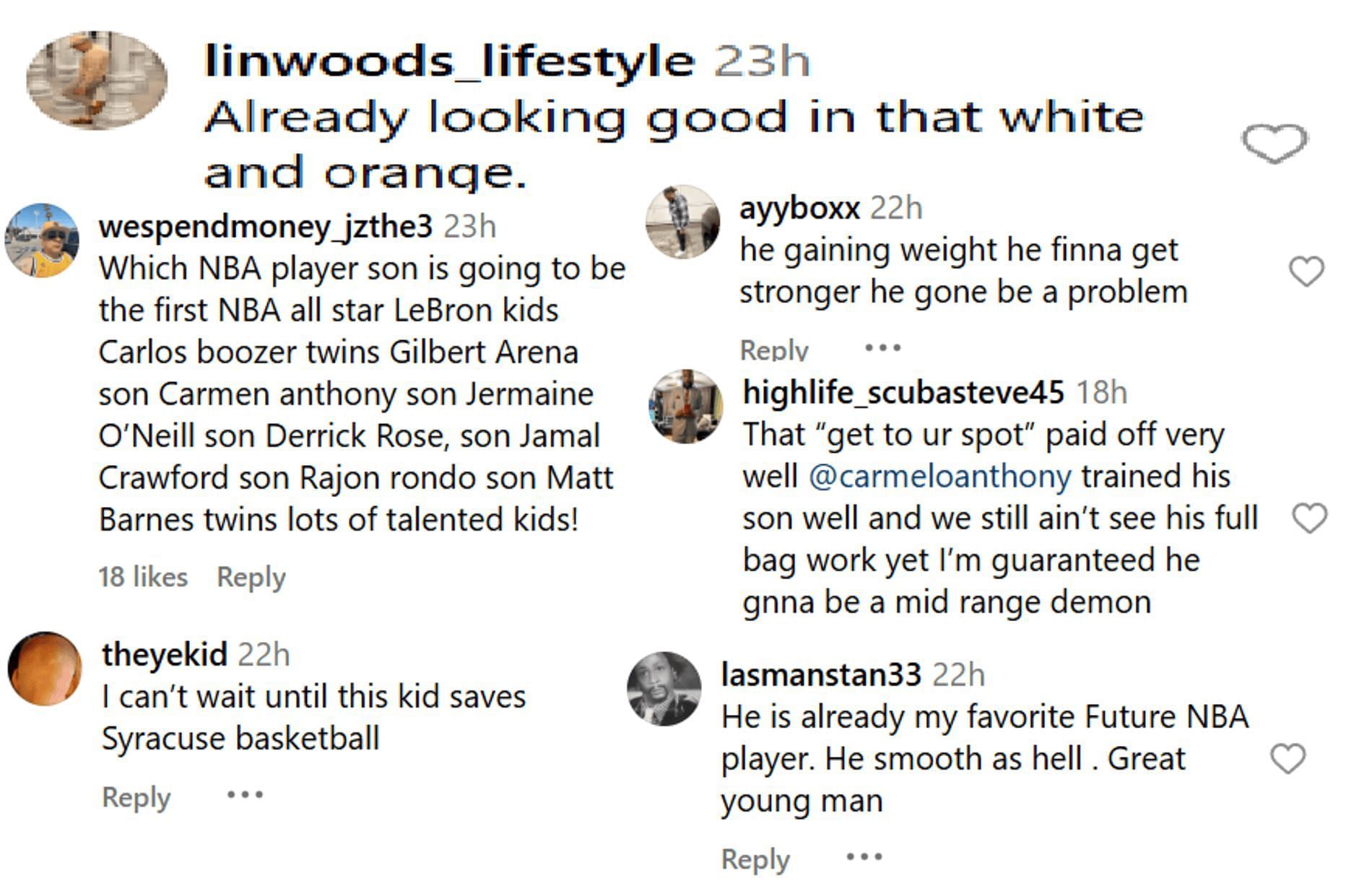 Fans react to Kiyan Anthony performance vs. IMG Academy (Source: Instagram/ ballgame)