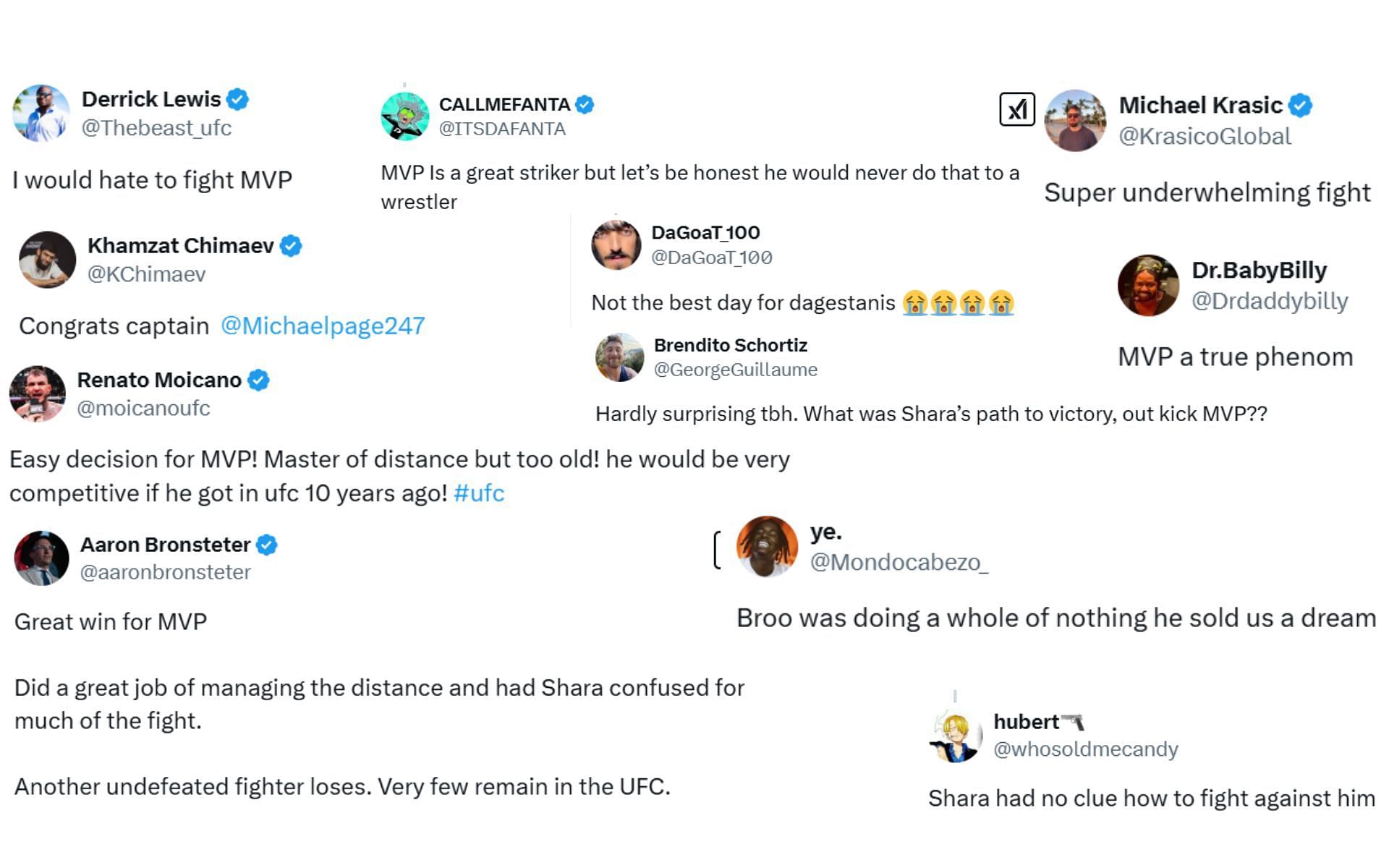 Fighters and fans reacted to Michael &#039;Venom&#039; Page&#039;s UFC Saudi Arabia win over Sharaputdin Magomedov