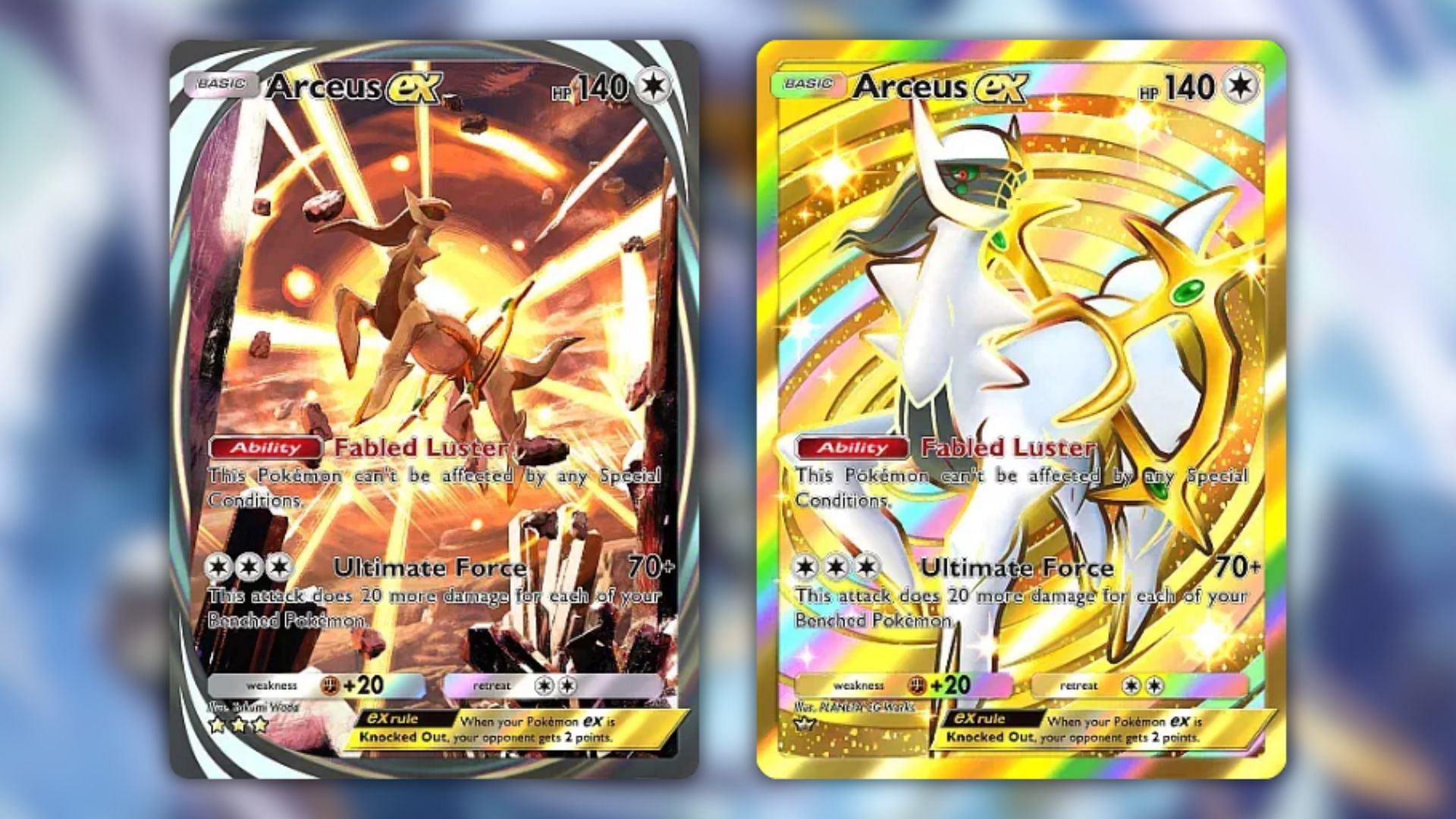 Arceus ex immersive and Gold Crown rarity as seen in this expansion (Image via The Pokemon Company)