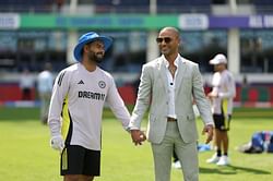 “Munde pure tagde hai” - Shikhar Dhawan engages in light-hearted exchange with India players ahead of IND vs BAN 2025 Champions Trophy clash [Watch]