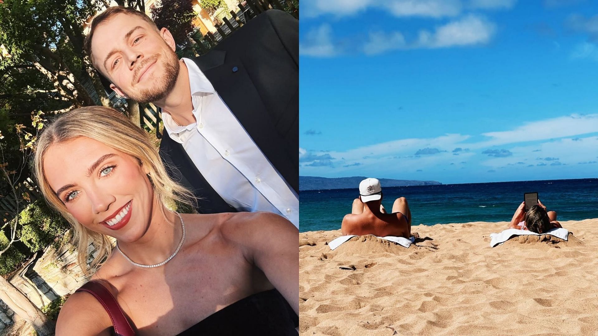 Lexie Hull shares fun moment of boyfriend Will Matthiesen&rsquo;s remote work life during beach getaway (Image: Hull