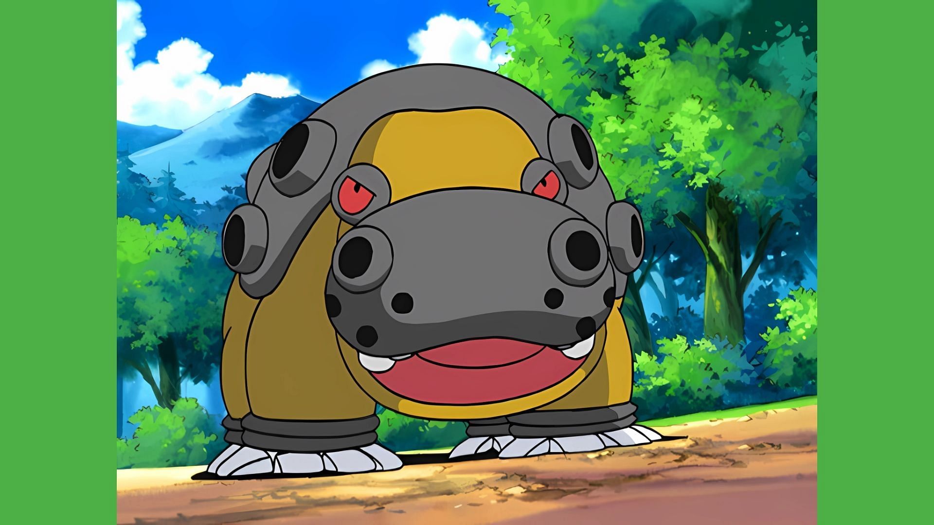 Hippowdon in the anime (Image via The Pokemon Company)