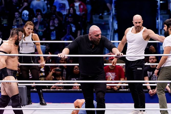 Death Riders member sends a message after Jon Moxley chokes out Cope at AEW Grand Slam