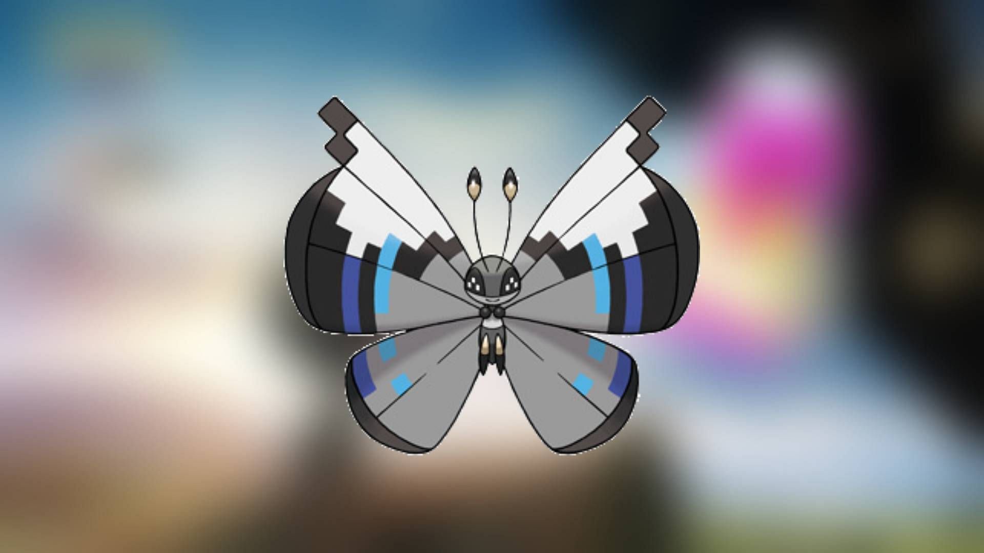 Monsoon Vivillon is much rarer, being exclusive to postcards from Southeast Asia (Image via Niantic)