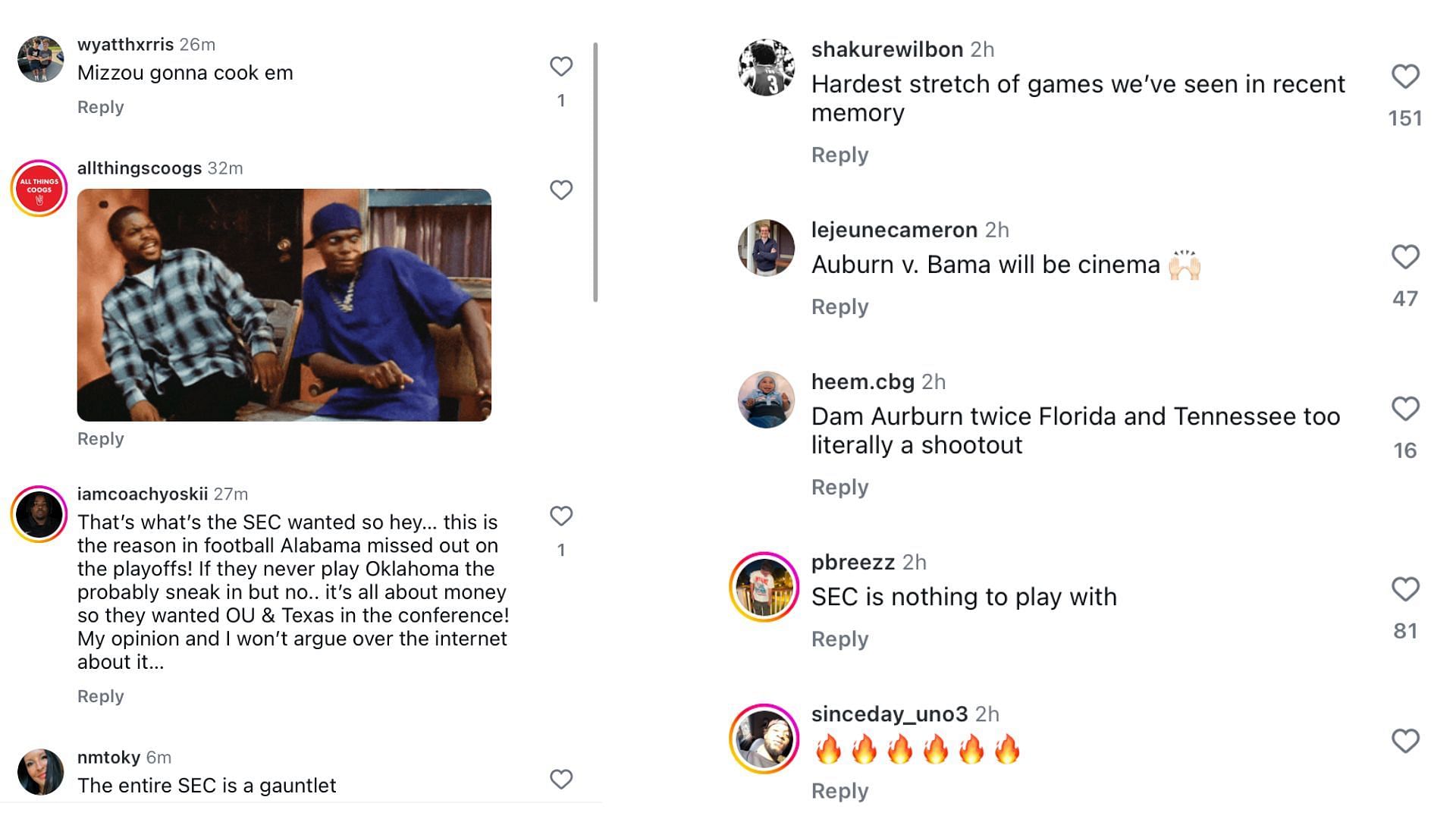 College hoops fans react to Nate Oats&#039; Alabama squad&#039;s tough end of season schedule before March Madness - Image source: Instagram/br_hoops