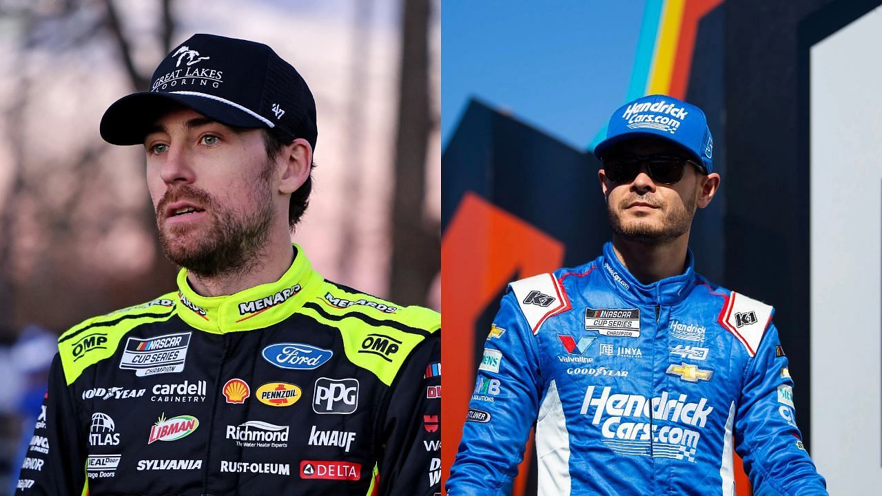 Ryan Blaney (L) and Kyle Larson (L) - Images via Imagn