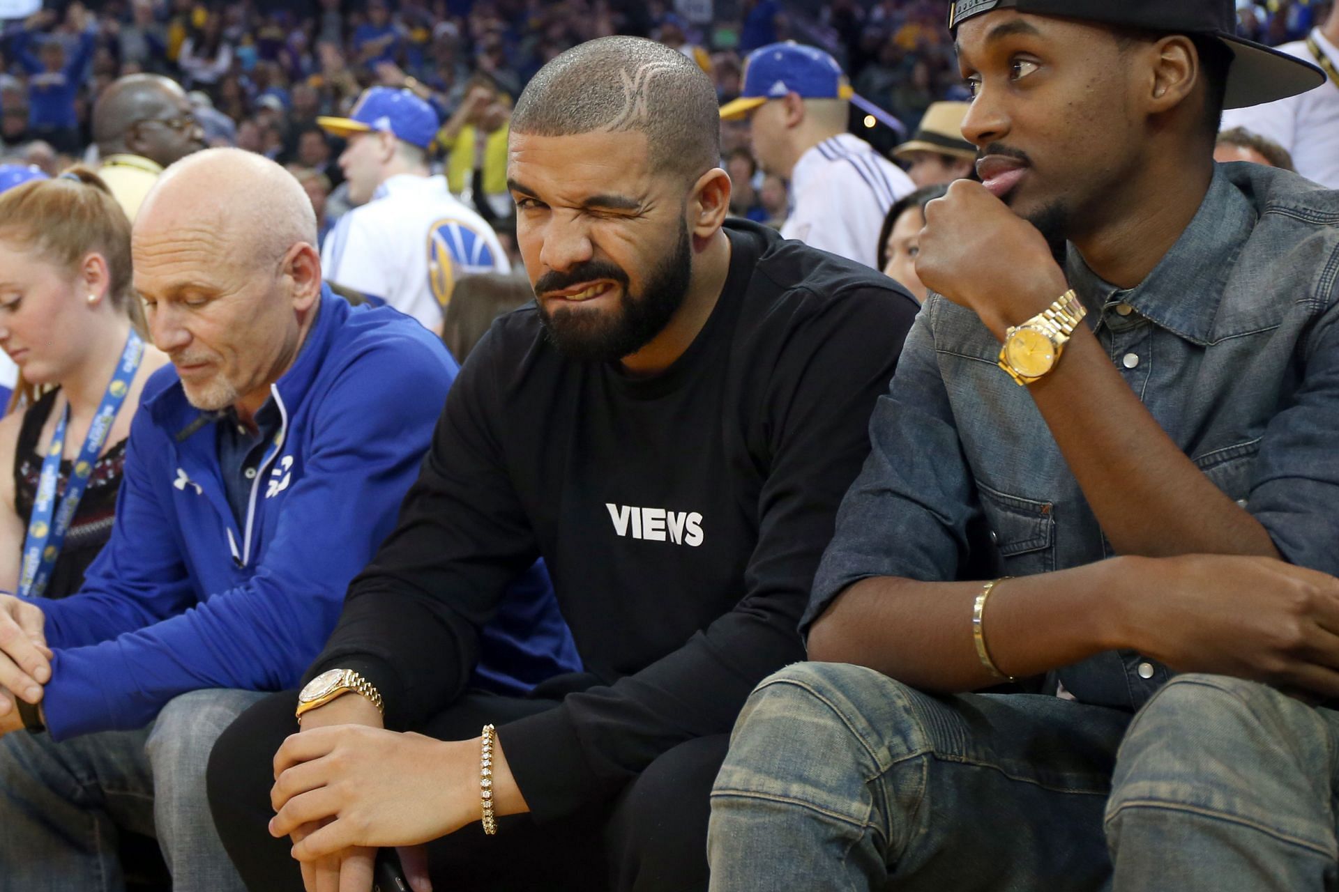 GOLDEN STATE WARRIORS VS PHOENIX SUNS/DRAKE - Source: Getty