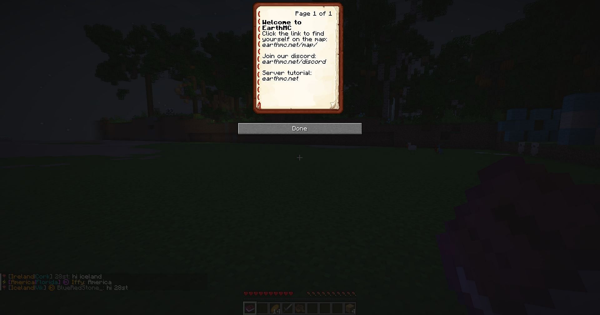 EarthMC is the most well-known Earth server (Image via Mojang Studios)