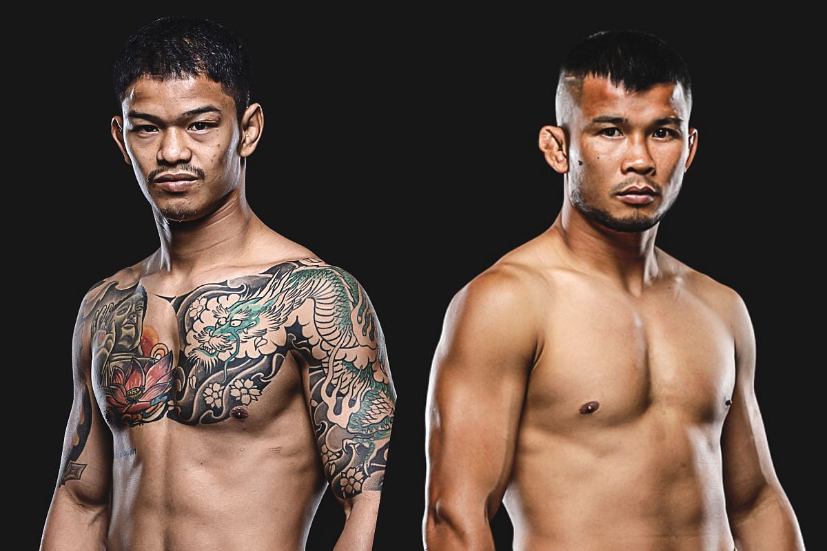 Kongthoranee (left) and Nong-O Hama (right). [Photos from ONE Championship]