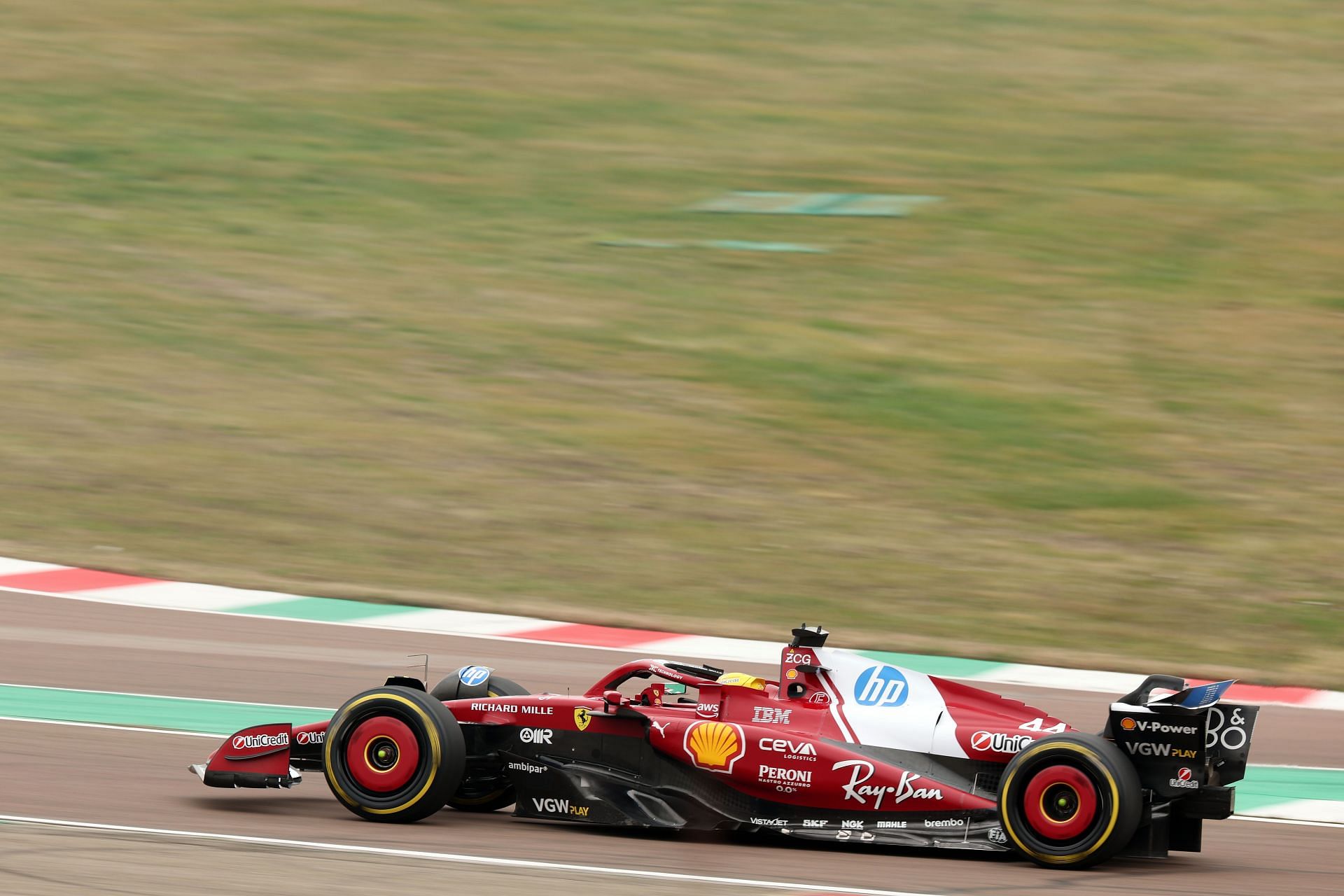 Charles Leclerc and Lewis Hamilton Test For Ferrari (Image Source: Getty)