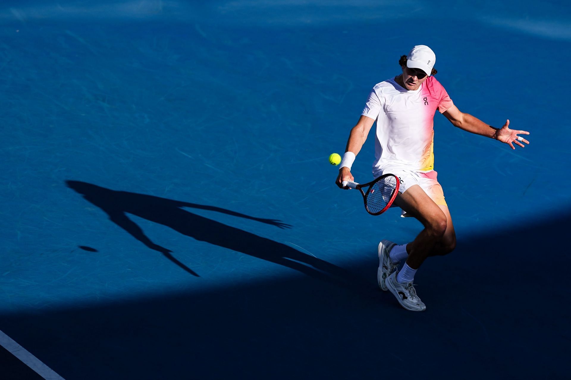 Fonseca in action at the 2025 Australian Open - Source: Getty