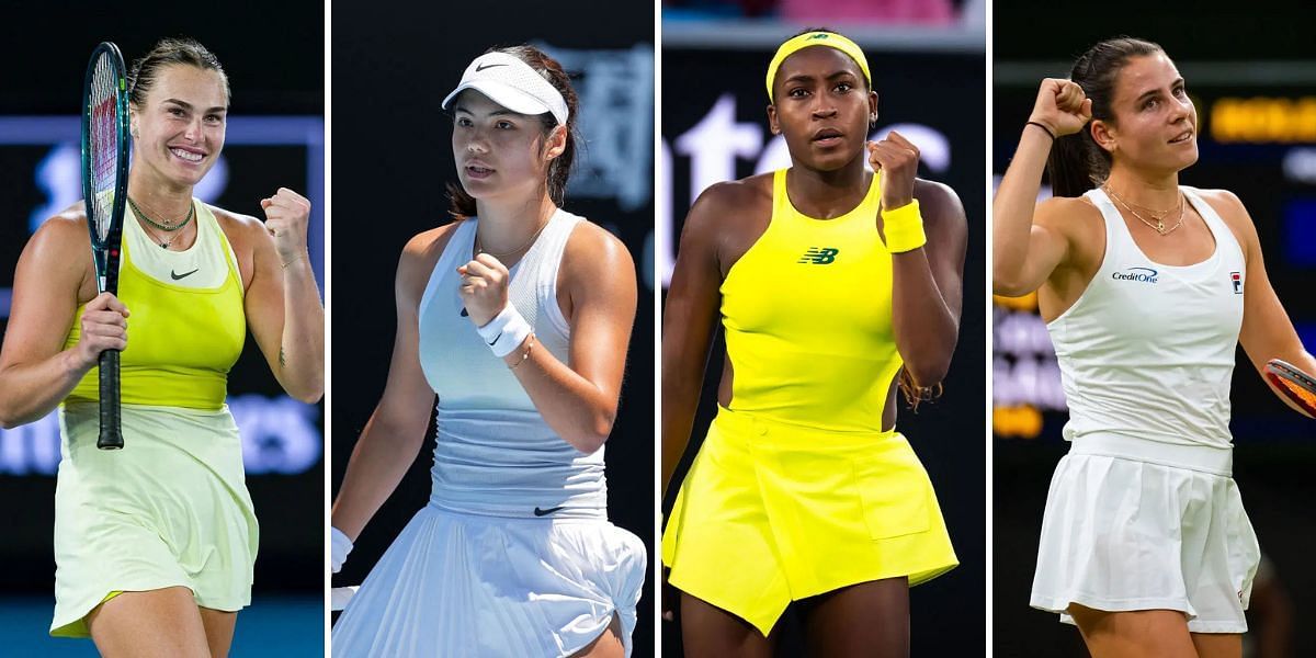 Aryna Sabalenka, Emma Raducanu, Coco Gauff, and Emma Navarro are among the notable names participating in the Qatar Open 2025. (Photos: Getty)