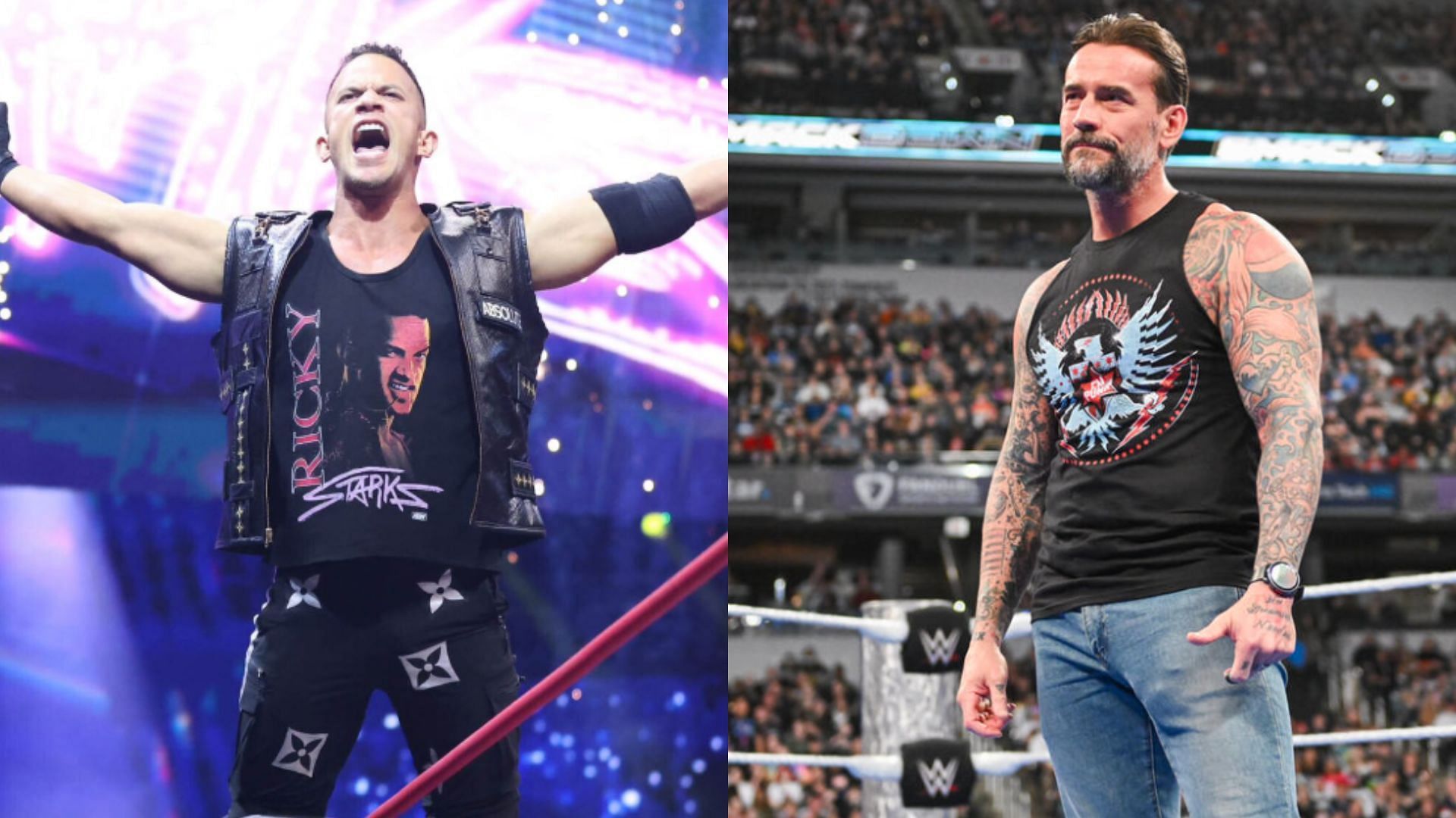 Ricky Starks and CM Punk had a rivalry in AEW [Image Credits: Starks