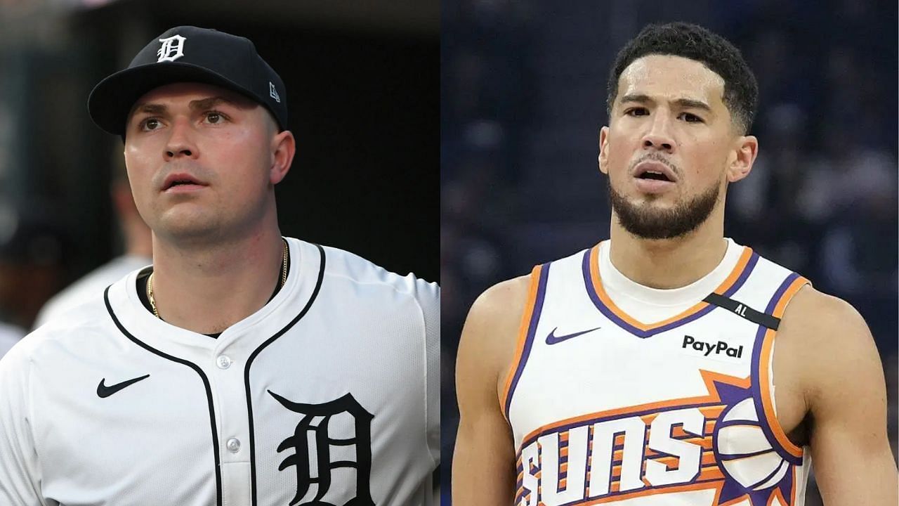 Tarik Skubal (L), Devin Booker (R) (Images from - Getty)