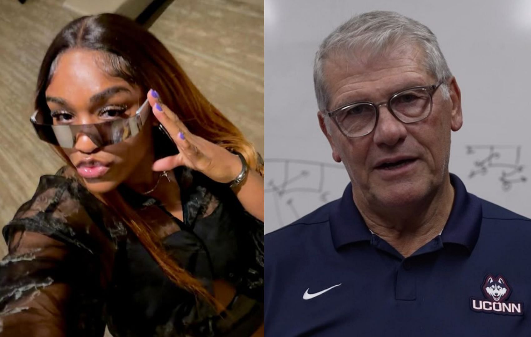 Aaliyah Edwards, Geno Auriemma